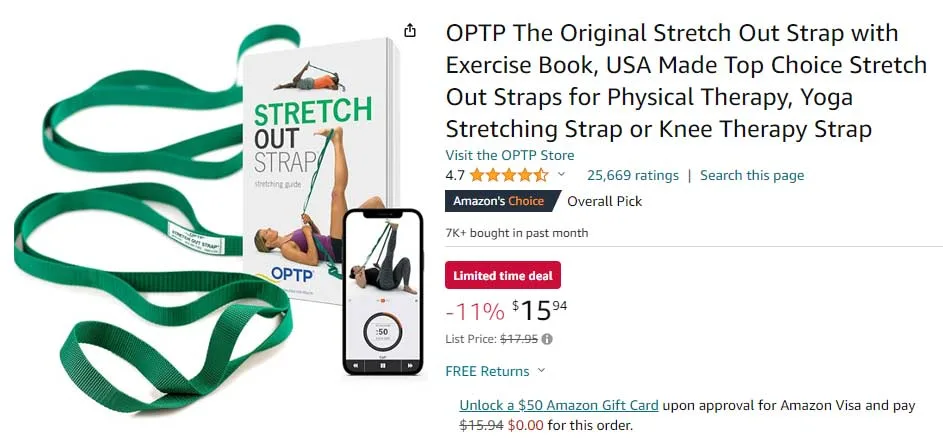 Stretch Zone Strap Book App